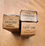 Lot Of 10 Pieces Bussmann Super-lag Renewal Links LKN-250 LKN-125. Fixed Price $14.99.