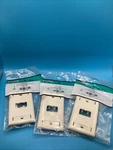 Lot Of 3 Panduit CFPL2IW Mini Com Faceplate Single Gang New. Fixed Price $11.25.