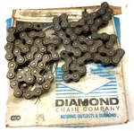 Diamond Chain Co. X-1233-010 Roller #60 3/4" Pitch 1/2" Inside W. Fixed Price $145.00.