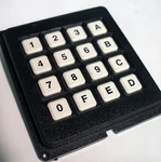 Grayhill 86YY3616B-616 Keypad Assembly, 16-BUTTON Numerical, Through F. Fixed Price $24.95.