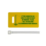 Panduit Ltyk Label Kit Poly Cardstock 1.38"X2.75" Green/yellow. Fixed Price $20.00.
