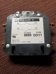 Square 9999-D11 Auxiliary Contact Nsnp. Fixed Price $10.00.