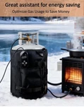 Propane Tank Heater Blanket Warmer, Gas Lp Cylinder Cold W/therm.... Fixed Price $79.99.