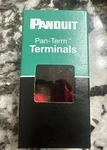PV2-14R-XY, Panduit, Ring Terminal, Large Wire, Vinyl Insulated, Box Of 10. Fixed Price $49.99.