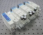 C201596 Smc Valve Manifold (15) SY3300 Solenoids, EX260-SIL1 Io-link Interface. Fixed Price $200.00.