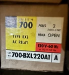Allen Bradley Relay 700-BXL220A1 Series A. *nib*. Fixed Price $18.50.