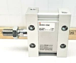 New Smc Compact Plate Pneumatic Cylinder 40MM X 10MM 0.7 MDUB40-10DMZ. Fixed Price $40.49.
