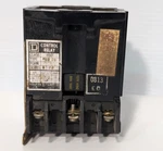 Square 8501G0-20 Control Relay, Series D, 30072-31103, With 31021-400-60 Coil. Fixed Price $29.99.