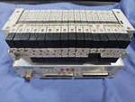 Smc 16-SLOT Pneumatic Manifold, W/ NP420-DN1 +16 See Description (BB8). Fixed Price $650.00.