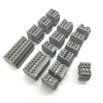 Lot Of 55 Entrelec M6/8 5118 Screw Terminal Blocks, Rating: 600V 50A, Gray. Fixed Price $50.00.