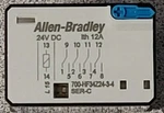 Allen Bradley, 700-HF34Z24-3-4, Slim Line Relay, Pole, 24VDC. Fixed Price $38.00.