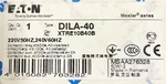 Eaton Moeller DILA-40 220 240 Vac Relay Contactor XTRE10B40B. Fixed Price $45.00.