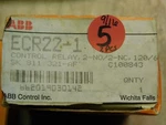 2-PCS- Abb Control Relay NEW-ECR22-1. Fixed Price $45.00.