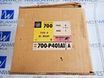 Allen Bradley 700-P401A1 Type Ac Relay Enclosure /bulletin. Fixed Price $110.00.