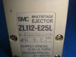 Smc Multistage Ejector ZL112-E25L, Used Exlnt. Fixed Price $89.99.