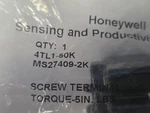 Honeywell 4TL1-50K MS27409-2K Pull Toggle Switch DP3T 18A 277VAC 250VDC (nos). Fixed Price $110.00.