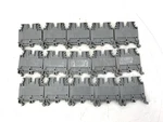 Lot Of 15 Abb Entrelec M4/6-GREY Terminal Block 10AWG 30A 600V. Fixed Price $34.95.