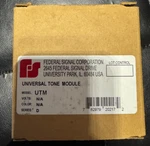 New Sealed Utm By Federal Signal Universal Tone Module. Fixed Price $65.00.