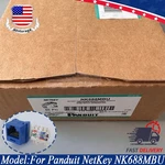 New For Panduit Netkey NK688MBU CAT6 Keystone Jack Blue Module (box Of 50). Fixed Price $135.00.