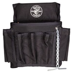 Klein Tools 5719 Powerline 18-POCKET Black Nylon Electrician's Pouch. Fixed Price $68.37.