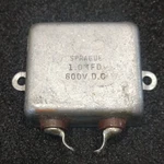 Sprague Vintage CP53B1EF105K1 Oil Bath Capacitor 1.0UF 600VDC. Fixed Price $99.95.