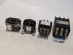Lot Of 4 Asstd General Electric And Furnas Definite Purpose Contactors, Relay. Fixed Price $74.99.