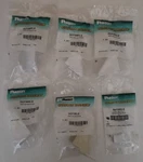 Lot Of 6 Panduit LD3 Fittings Drop Ceiling (4) White, (1) Ivory & Rt Angle. Fixed Price $16.00.