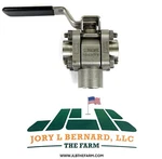 Swagelok, Whitey, SS-63XTF8, 1000PSI, 1/2"FNPT, Sst 3-WAY Ball Valve, New Nos. Fixed Price $175.00.