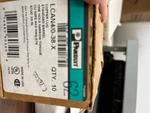 Box Of 10 New In Panduit Lug LCA4/0-38-X. Fixed Price $75.00.