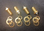 Qty 4: Quality "e.f. Johnson" Sma Female Panel Mount Connector Jack Nos (read). Fixed Price $14.95.