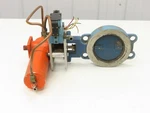 Bettis CB-315 Pneumatic Solenoid Actuated 5" Butterfly Valve 120PSI 24VDC. Fixed Price $152.99.