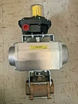 Compactorque Apollo Actuator With 2" Ball Valve & Mechanical Switch. Fixed Price $535.50.