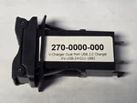 Carling V-USB-24-G11-1BB1, V-charger Dual 2.0 Bass 270-0000-000 (nos). Fixed Price $30.00.