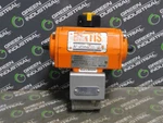 Used Bettis DS0025.B2A04K.11K0 Pneumatically Actuated Valve 139642 120 Psig Mop. Fixed Price $250.00.