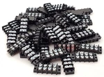 Lot Of 50 Molex Double Row Terminal Strip 4 Position 2-1/8" Long Black. Fixed Price $74.99.