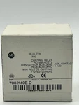 Allen-bradley 700-K40E-D Control Relay W/ 120VAC Coil New In Factory Box. Fixed Price $50.00.