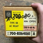 Allen Bradley 700-BX640A1 Series Type Ac Relay Pole New In Box. Fixed Price $30.00.