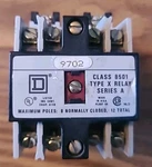 Square D Ac Control Relay Type XO-30 Class 8501 Series. Fixed Price $32.50.