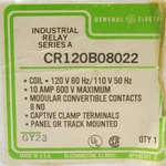 General Electric CR120B08022 Industrial Control Relay Vac Coil 600 Rated. Fixed Price $125.00.