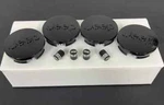 Jeep Wheel Center Caps & Tire Valve Black Fits Wrangler Cherokee Compass. Fixed Price $39.99.