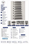 Lot Of Festo DZF-12-80-A-P-A Pneumatic Cylinders- Clean. Fixed Price $195.99.