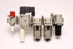Smc Pnuematic Pressure Manifold NAV3000-N03-5DZ. Fixed Price $75.00.