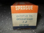 Sprague CP53B1EF504K1 Bathtub Oil Capacitor. Fixed Price $88.68.