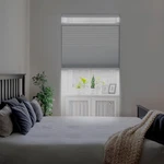 Cordless Blackout Cellular Shade, Top Down Bottom Up, 62.5"W X 60"H, White. Fixed Price $201.99.