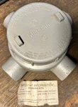 Killark GESXT-3, Conduit Outlet Body, 1, Aluminum, 4-HUB, X-style, *new*. Fixed Price $79.00.