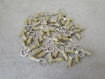Pack Of 50 Panduit PK10-38R-Q 12-10AWG Kynar Insulated Ring Terminal 3/8" Stud. Fixed Price $50.00.