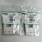 New Lot Of Panduit CFPL2IWY Mini-com Faceplate Single Gang Module Spaces*. Fixed Price $10.00.
