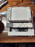Smc Pneumatic Manifold STA.,W/1-VQ4100-5W Valve, 12 Pin Mini Conn. **used**. Fixed Price $105.00.