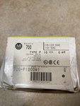 Allen-bradley Type Control Relay CAT#700-P1000A1 N.o. Contacts,coil 120AC. Fixed Price $49.95.
