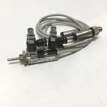 Smc NCDJPB6-037D-B Mini Pin Cylinder 3/8" Stroke, 6MM Bore W/D-93A Switches. Fixed Price $26.00.